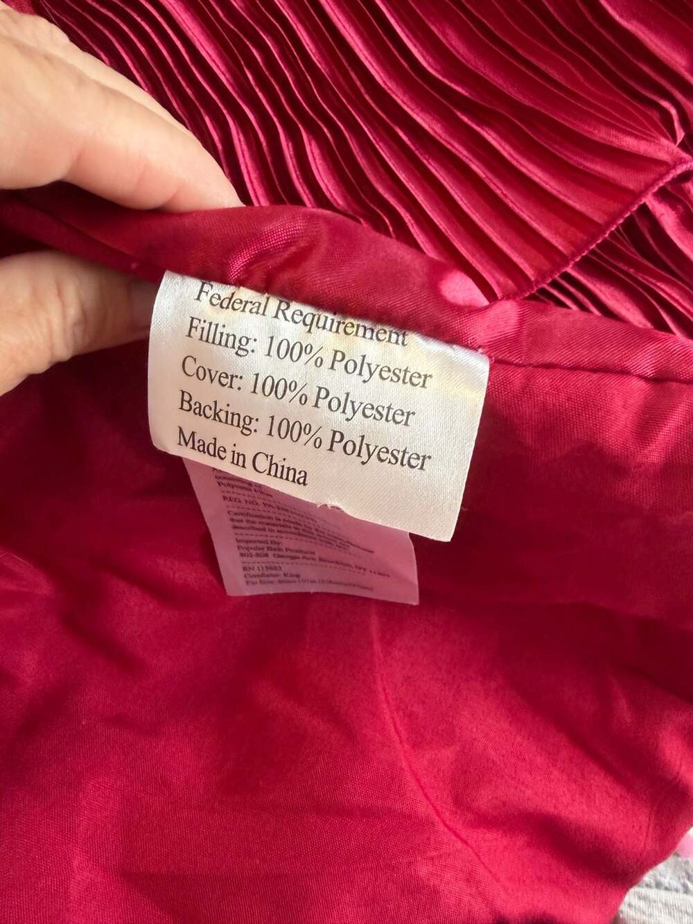 Satin flower & Rhinestones Comforter Set - Picture 6 of 7